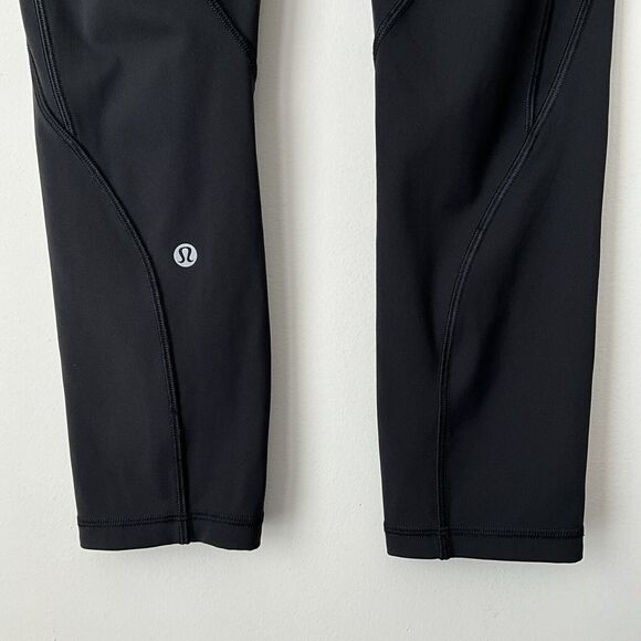 Lululemon Leggings Black Cropped Pull-on 6 - Picture 8 of 11